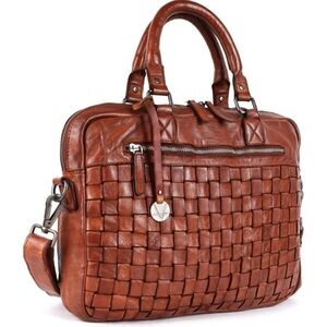 Vilenca Holland Genuine Leather Laptop Bag - cognac NWOT
